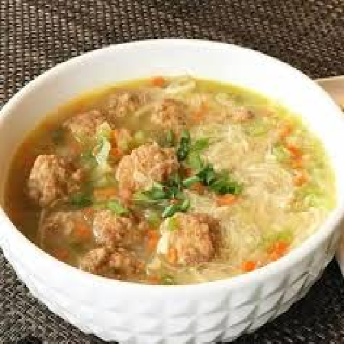 Miswa with Meatballs